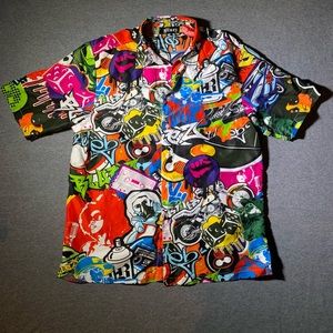 Bluez Graphic Shirt Graffiti Artist Streetwear